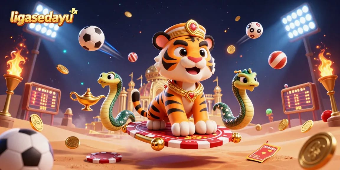 Experience thrilling gaming with ligasedayu's vibrant Arabian-themed mobile app, featuring dynamic sports elements and rich colors.