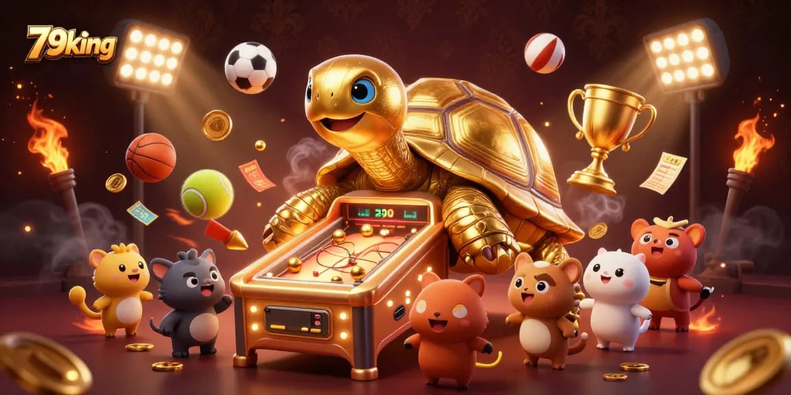 Engage in thrilling gameplay at 79king with a vibrant scene showcasing casino fun and excitement.