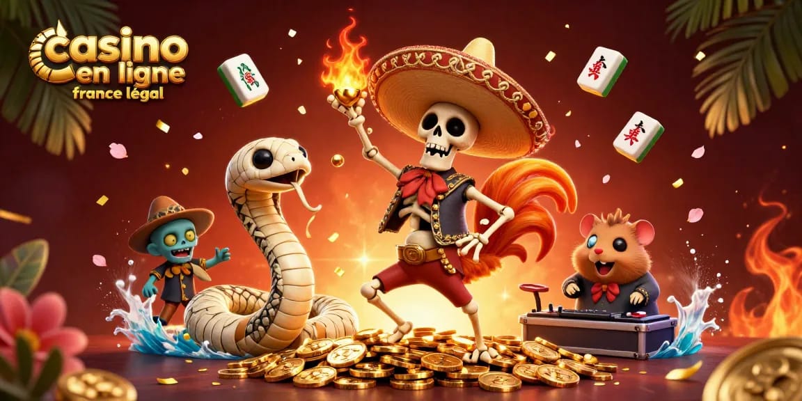 Jouer au casino en ligne France légal avec des jeux animés et une ambiance festive