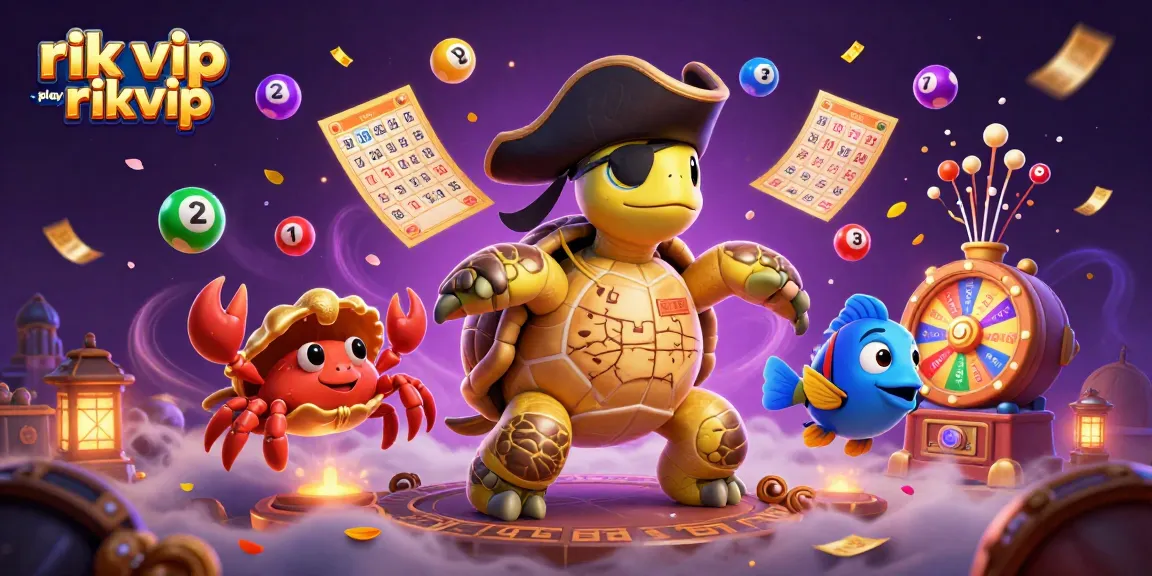 Play rik vip - play rikvip with vibrant treasure elements, lively characters, and a magical gaming ambiance.
