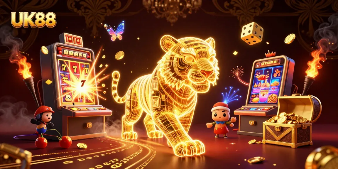 Experience thrilling wins at UK88 with golden tiger and jackpot excitement in a vibrant casino.