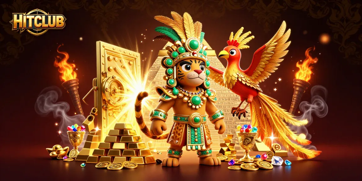 Experience thrilling wins at HITCLUB with the iconic Mayan priest and treasure elements.