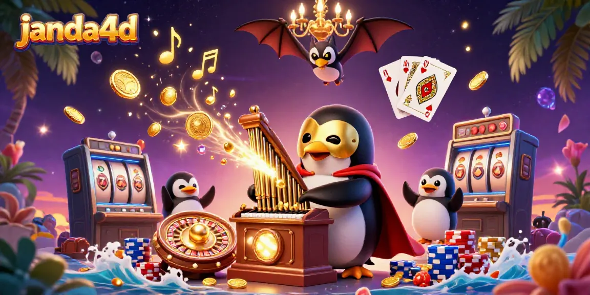 Game seru di janda4d dengan uang emas dan koin berkilau bersamanya.