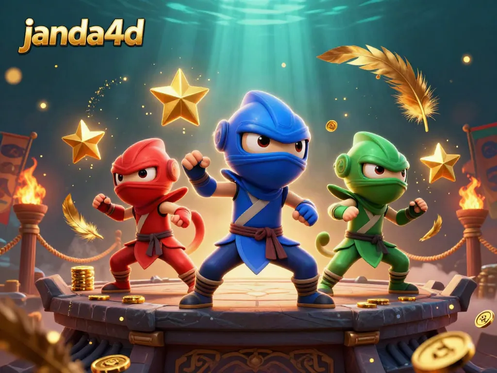 Permainan slot online gacor di janda4d dengan simbol keberuntungan dan estetika menarik.