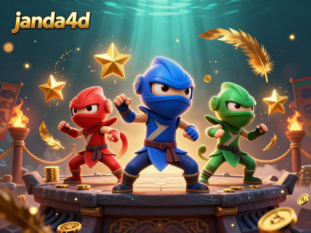 Permainan slot online gacor di janda4d dengan simbol keberuntungan dan estetika menarik.