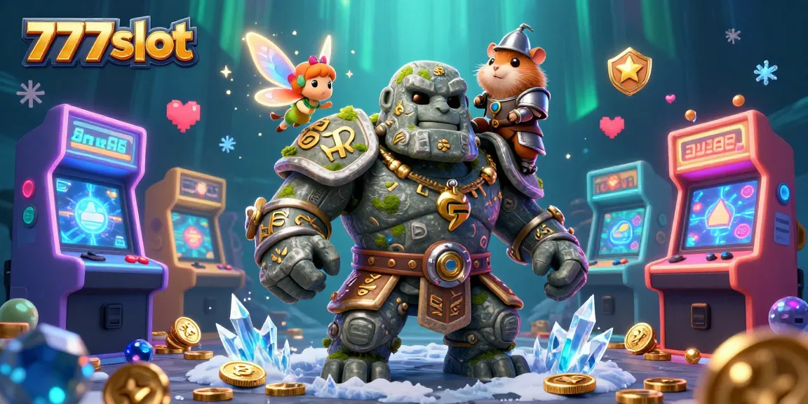 Menyusun strategi permainan 777slot dengan gambar penuh warna dan suasana kasino yang menarik.