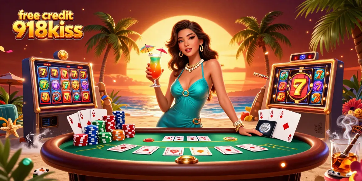 Engage with free credit 918kiss while enjoying colorful slots and glamorous casino elements.
