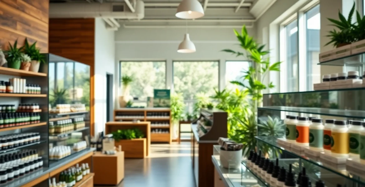 Shop quality products within the Weed Store, designed for a welcoming and wellness-focused experience.