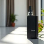 Cannabis Vape showcasing sleek design in a modern setting with natural lighting.