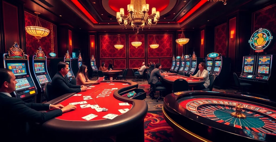 Experience the excitement of 789club with vibrant casino tables and engaging games.