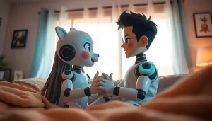 Engaging NSFW AI character interaction emphasizing emotional connection and intimacy.