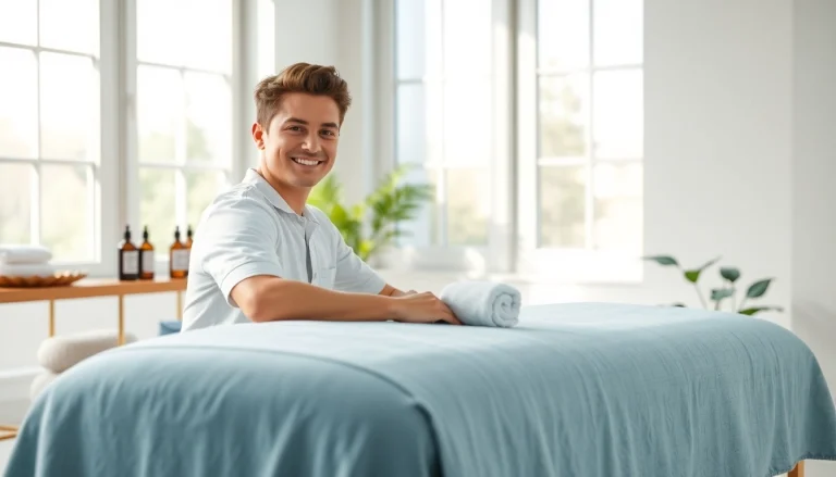 전문 치료사와 함께하는 오산출장마사지의 편안한 분위기, 차분한 가정 마사지 준비.