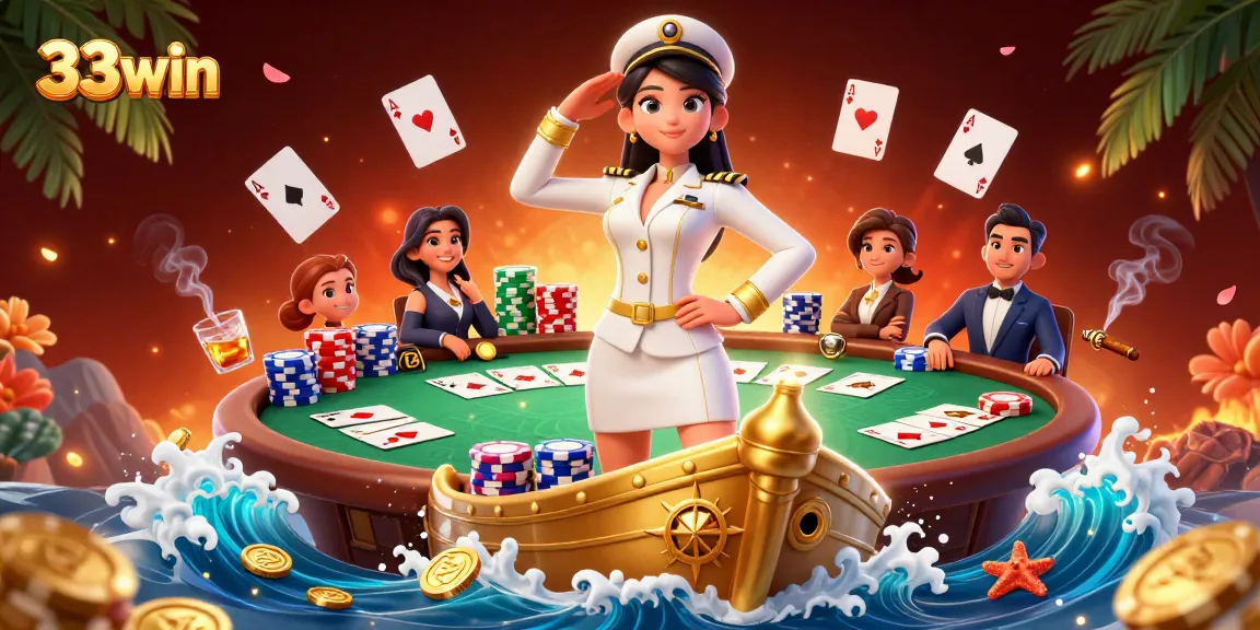 Experience thrilling gameplay at 33win with vibrant poker action and rich casino elements.