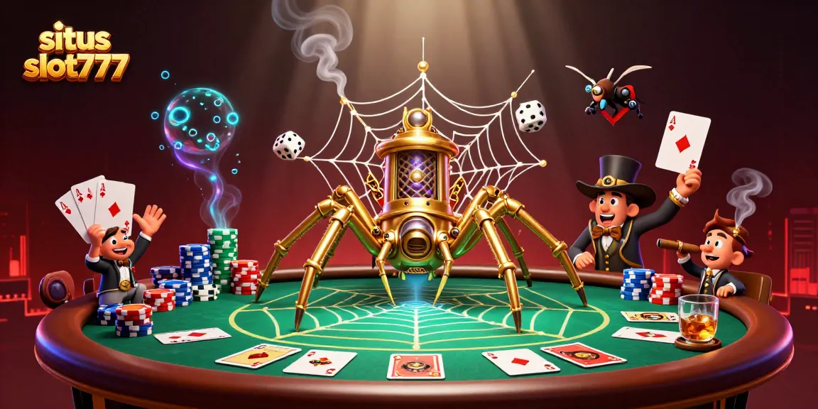 Experience excitement and play at situs slot777 with vibrant casino elements and an energetic atmosphere.