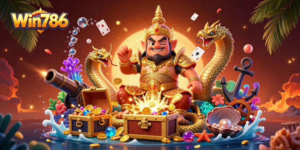 Win786 offers exhilarating gaming excitement with dynamic slot games and immersive underwater visuals.