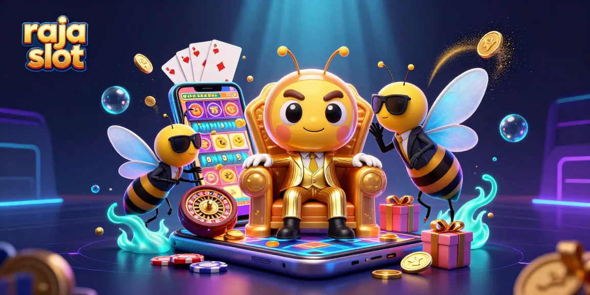Raja slot menampilkan jackpot spektakuler di ilustrasi kasino 3D yang mempesona