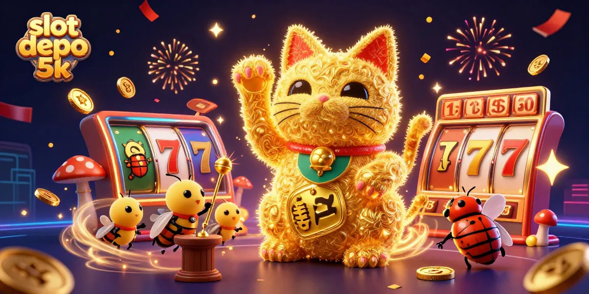 Engage with slot depo 5k for a chance to win on vibrant slot games with a lively lucky cat!